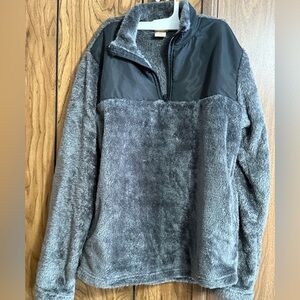 Cozy Gray Fleece Pullover